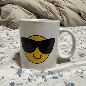 Smiley Face Mug with Sunglasses